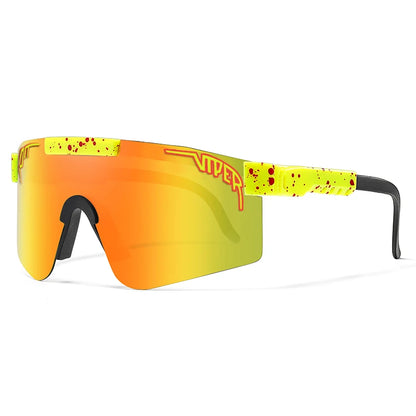 UV400 Cycling Glasses Men Women - Pit Viper Style MTB Outdoor Sport Sunglasses