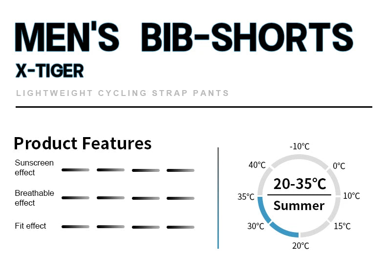 X-TIGER Pro Men's Cycling Bib Shorts Bretelle Professional Cyclist MTB Road Tights Bicycle Clothing For Long Distance Riding