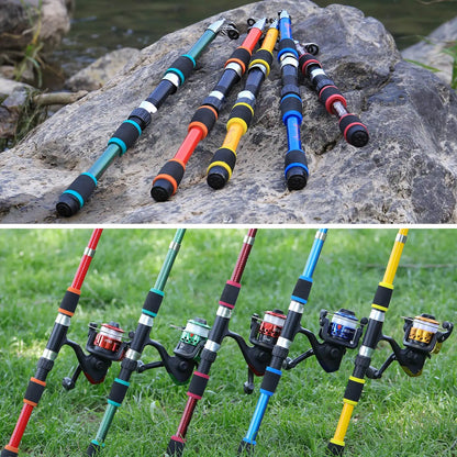 Sougayilang 1.8M Spinning Fishing Rod M Power Children Fishing Rod Telescopic Rock Fishing Rod Carp Feeder Rod Surf Beginner Rod