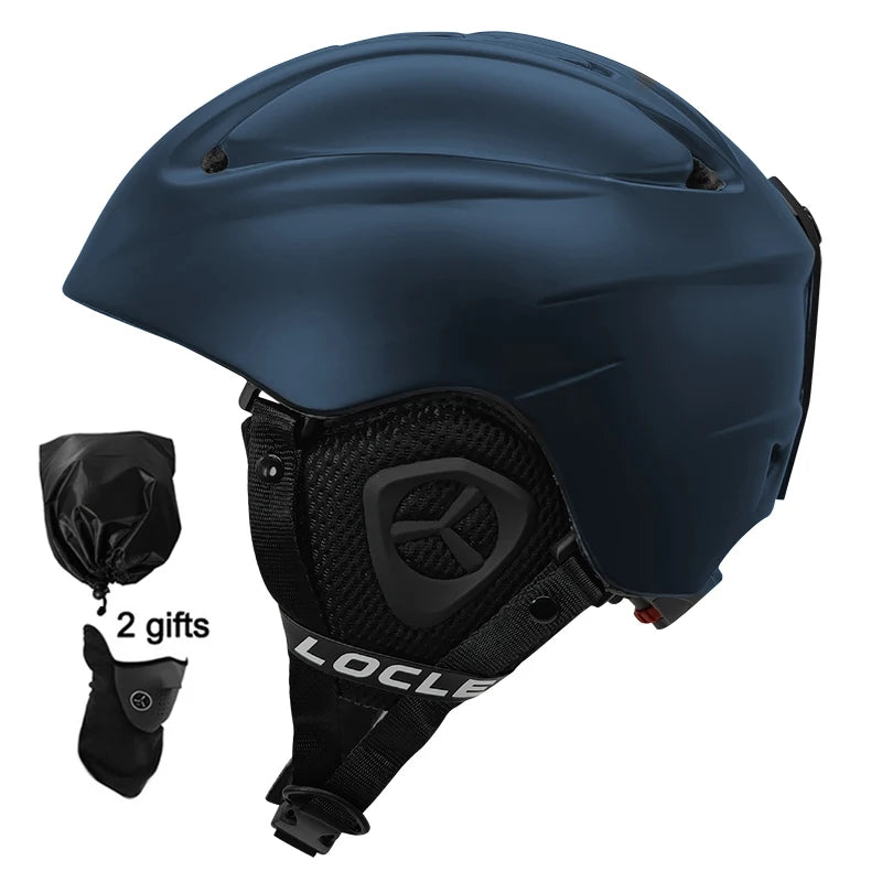 LOCLE Men Skiing Helmet Children Women Ultralight Extreme Sports Skateboard Snowboard Helmet Snowmobile Motorcycle Helmet