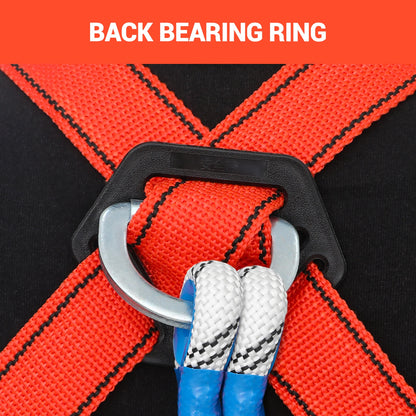 Safety Harness with 2M Safety Rope Belt Carabiner Outdoor Climbing Harness