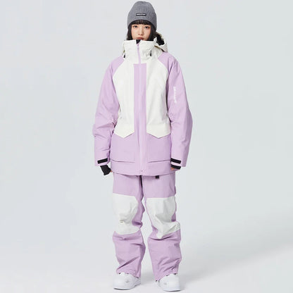 Winter Warm Adult Skiing Pants Women Waterproof Ski Trousers Men Loose Snow Pants 2025 New Britches Windproof Snowmobile Clothes