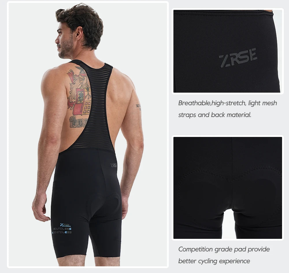Men's Cycling Bib Shorts Seamless Outdoor Wear Bike Ride 7 Hours Padded Pro Team Riding Bib Tights Breathable MTB Cycling Shorts