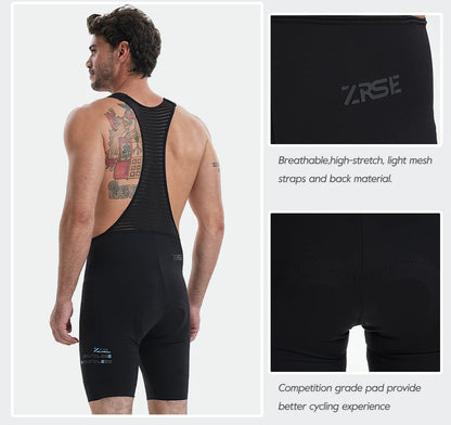 Men's Cycling Bib Shorts Seamless Outdoor Wear Bike Ride 7 Hours Padded Pro Team Riding Bib Tights Breathable MTB Cycling Shorts