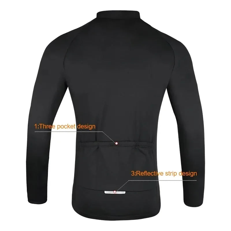 GRSRXX Thermal Winter Cycling Jacket MTB Bike Coat Bicycle Coat Sleeveless  Long Sleeve Clothing Cycling Jersey Ciclismo Unisex