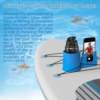 Creative Paddle Board Cup Holder Multi-Functional Kayak Drink Holder Paddle Board Accessories Kayak Holders Stationary Beverage
