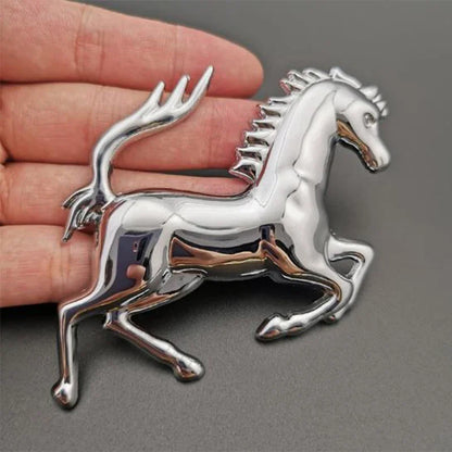 3D Metal Running Horse Emblem Decal Stickers For Ferrari 458 488 599 Car Fender Window Bumper Body Badge Car Styling Accessories