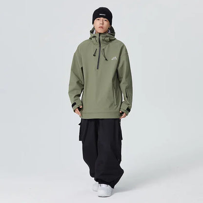 Couple Winter Skiing Jacket 2025 New Warm Snow Clothes Woman Pro Windproof Ski Sport Hoodies Man Outdoor Snowboard Top Tracksuit