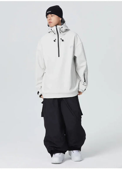 Winter Man Snow Pants 2025 New Women Waterproof Ski Overalls Loose Couple Skiing Pants Outdoor Sport Pro Warm Windproof Trousers