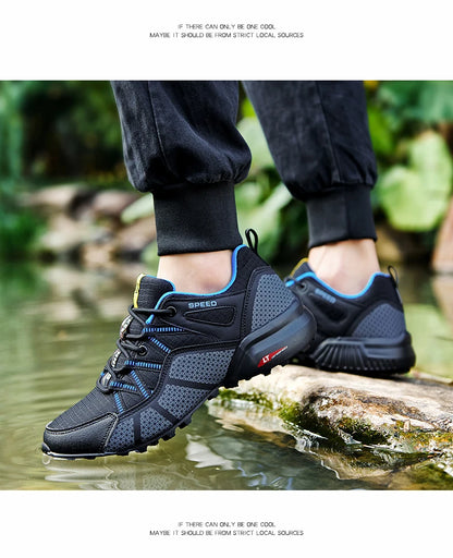 Men Women Waterproof Hiking Shoes Outdoor Camping Trainers Mountain Climbing Trekking Sneakers Walking Hunting Tactical Boots