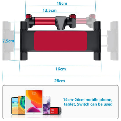 Car Rear Seat Bracket Car mobile phone holder Car rear headrest bracket Snap on flat bracket Automotive interior modification