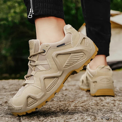 Outdoor Mens Combat Tactical Desert Boots Male Field Hunting Hiking Climbing Training Waterproof Sports Shoes