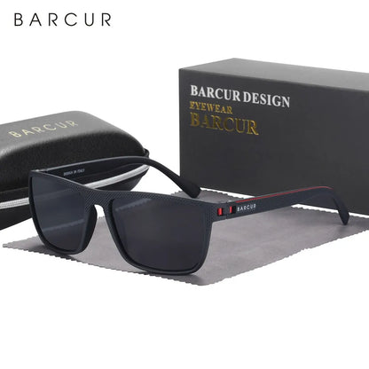 TR90 Polarized Sunglasses Men Women - Lightweight UV400 Sports Eyewear Anti-Reflective