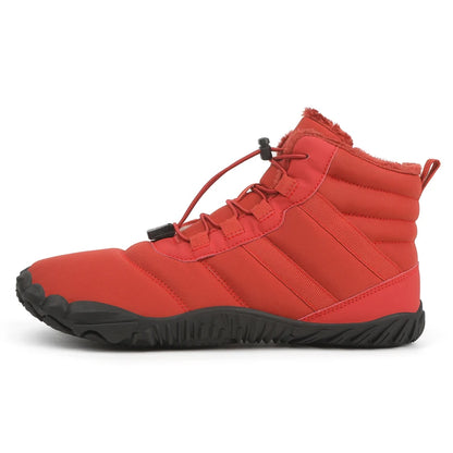 Men Winter Outdoor Velvet Warm Snow Boots Hiking Shoes Waterproof Ski Shoes High-Top Large Size Cotton Boots Thick Cotton Shoes