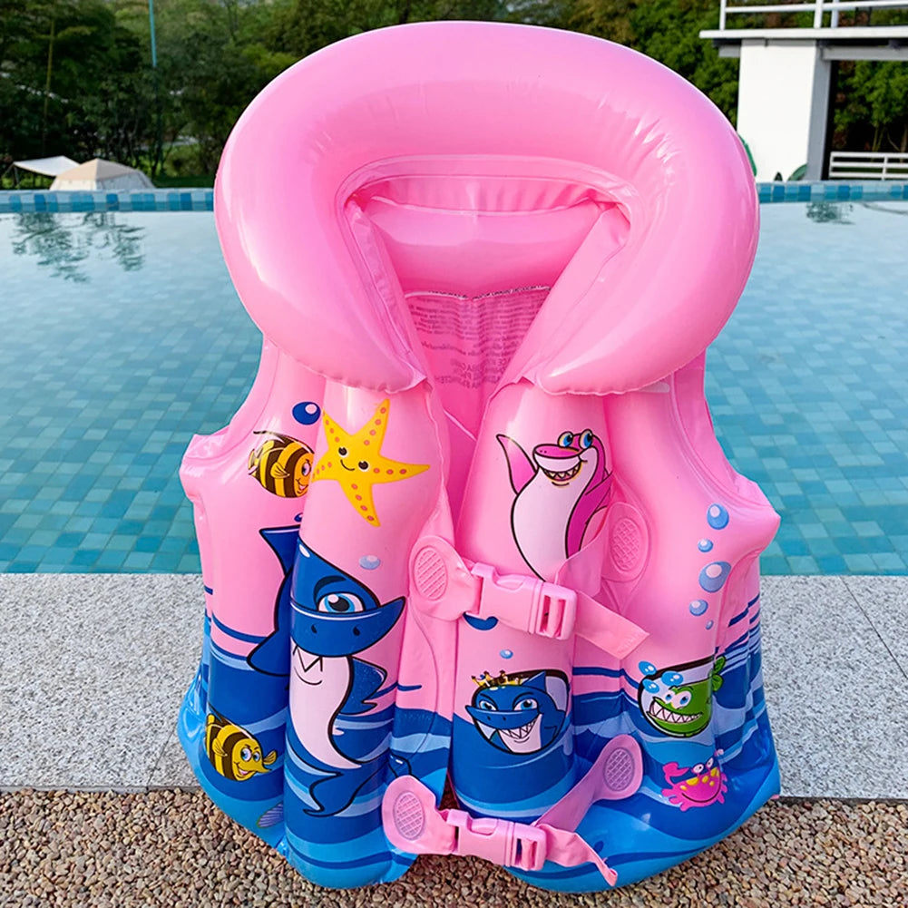 Baby Float Life Vest Jacket Children PVC Drifting Safety Vest Swimming Vest for Children Buoyancy Floating Vest Swimming Vest