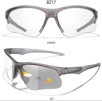 LOISRUBY Style Photochromic Sunglasses Men Women Outdoor Mtb Bicycle Cycling Runnging Eyewear Sports Bike Windproof Goggles