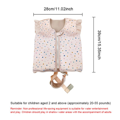 Kids Life Vest Toddlers Swim Vest Cartoon Swimsuit Children Swimming Aid Buoyancy Floatation Jackets Swimming Pool Accessories