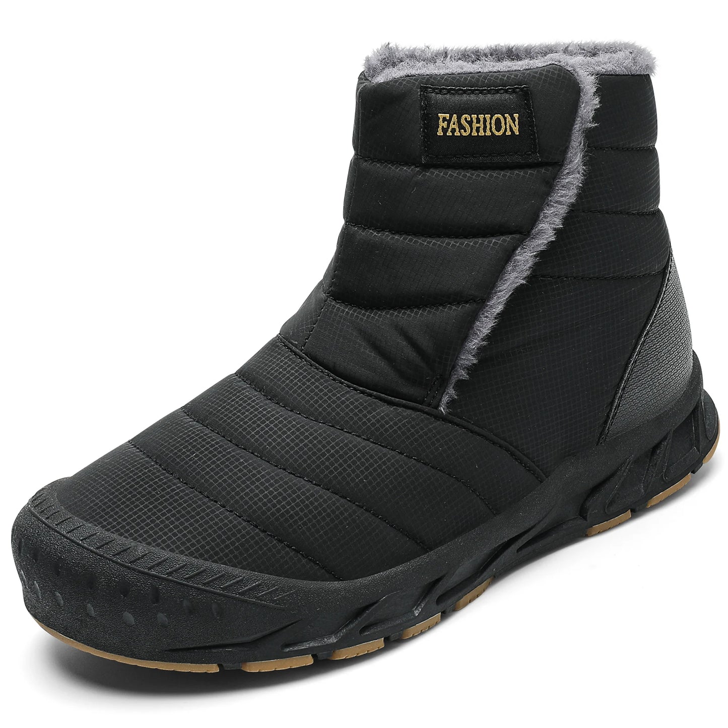 New Men Winter Snow Boots Outdoor Women Velvet Warm Walking Shoes Waterproof Ski Shoes High-Top Cotton Boots Thick Cotton Shoes