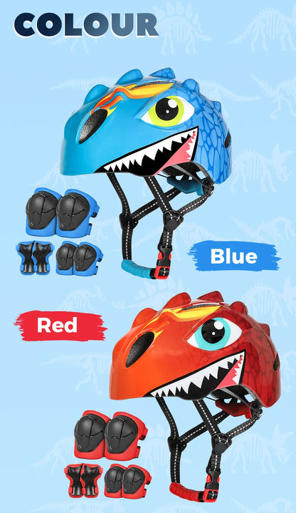 VICTGOAL Kids Bicycle Helmet Child Sports Safety Cycling Protection Knee Elbow Pad Sets Balance Bike Roller Skating Helmet Guard