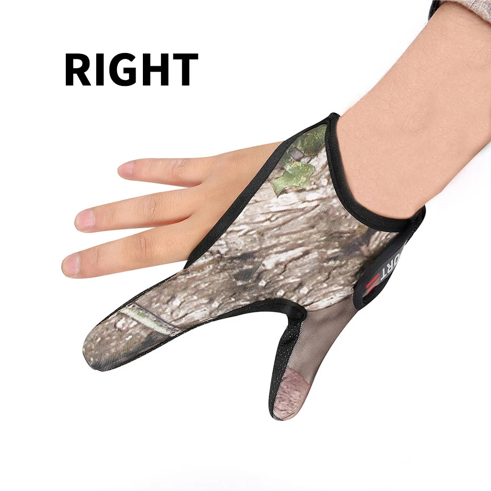 Fishing Gloves 2 Fingers Protector Breathable Anti-Slip Anti-Cut Fishing Gloves Carp Outdoor Fishing Tackle Accessories Supplies
