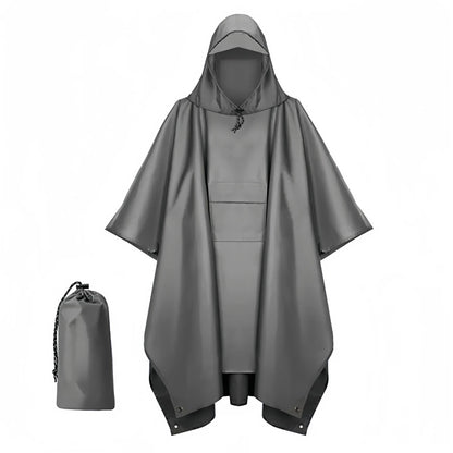 New 3 in 1 Outdoor Raincoat Waterproof Multifunction Rain Cover Lightweight Large Outdoor Rainwear Hiking Travel