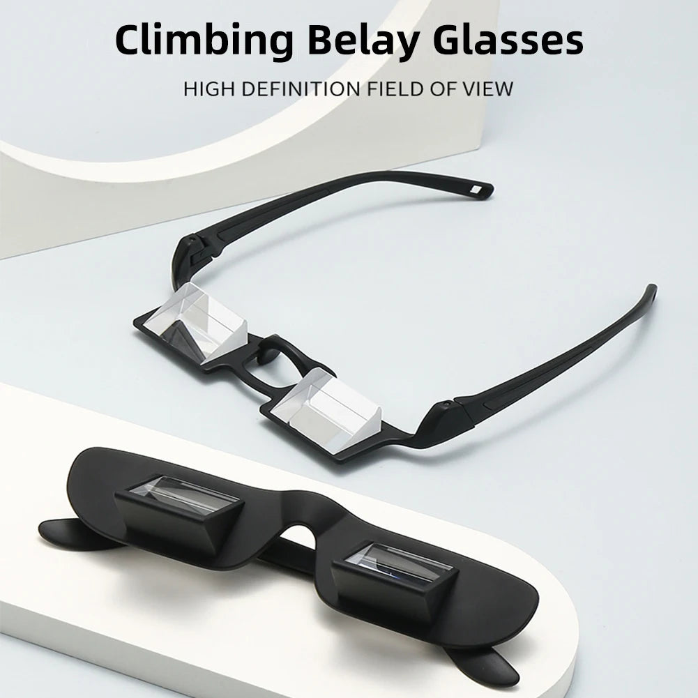 Light Weight Belay Glasses Eyeglasses Hight Transparent Comfortable Outdoor Rock Climbing Clear Prism Glasses