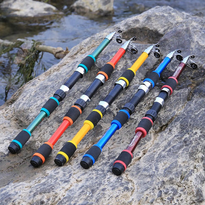 Sougayilang 1.8M Spinning Fishing Rod M Power Children Fishing Rod Telescopic Rock Fishing Rod Carp Feeder Rod Surf Beginner Rod