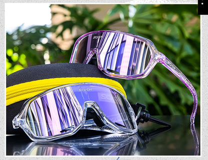 SCVCN New Outdoor Cycling Glasses Bike Sunglasses Men UV400 Eyewear Sports MTB Goggles Bicycle Women Riding Hiking Sunglasses