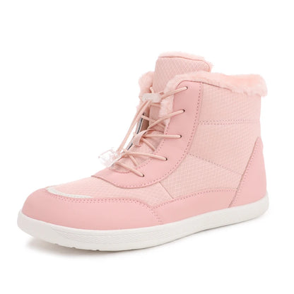 Clearance_2024 women's barefoot snow boots warm snow boots outdoor hiking shoes winter fur ankle boots women's boot Barefoot Ank