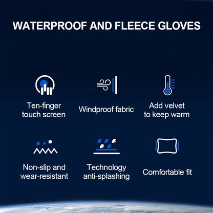 KoKossi Winter Children Ski Gloves Keep Finger Warm Thicken Waterproof Snowboard Snow Kids Gloves For Boys Girls Windproof