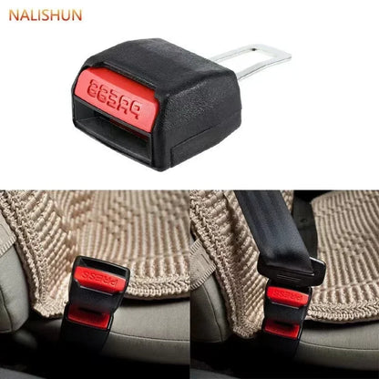 2pcs Car Safety Belt Buckle Extension Clip  Thick Socket Two Piece Car Extender Seat Belt Padding Extension Buckle Plug Buckle