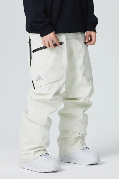 2025 Winter Women Ski Pants Snowfield Windproof Snowboard Sport Trousers Warm Man Loose Overalls New Pro Waterproof Skiing Pants