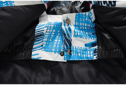 New Male Ski Jacket For Winter Men's Breathable Waterproof Windproof Warm Snowboarding Jacket Outdoor Sports Skiing Tops For Men