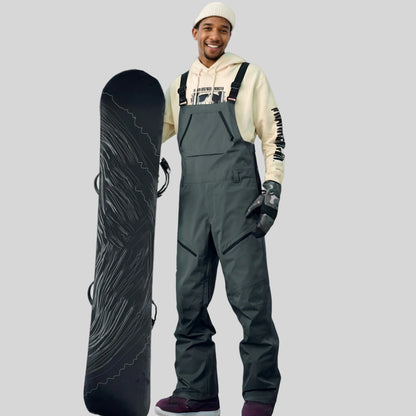 Waterproof Snowboard Sport Pants Winter New Skiing Trousers Men Loose Ski Overalls Outdoor Windproof Snow Strap Pants Clothing