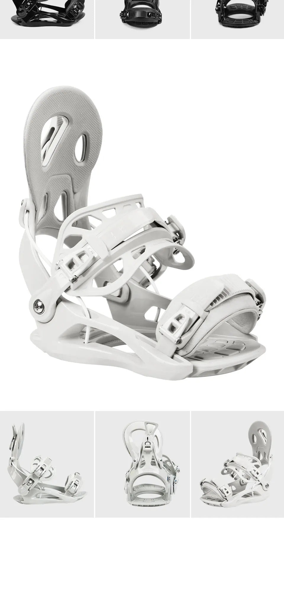 TERROR X1 Step-In Snowboard Bindings Men Women EVA Cushion 3D Strap Lightweight Freeride Gear