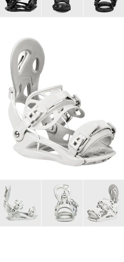 TERROR X1 Step-In Snowboard Bindings Men Women EVA Cushion 3D Strap Lightweight Freeride Gear