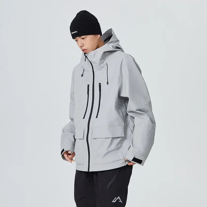 Outdoor Winter Skiing Jacket 2025 Man Snowfield Sport Tops Couple Ski Cold Coat Pro Warm Waterproof Woman Snow Tracksuit Clothes