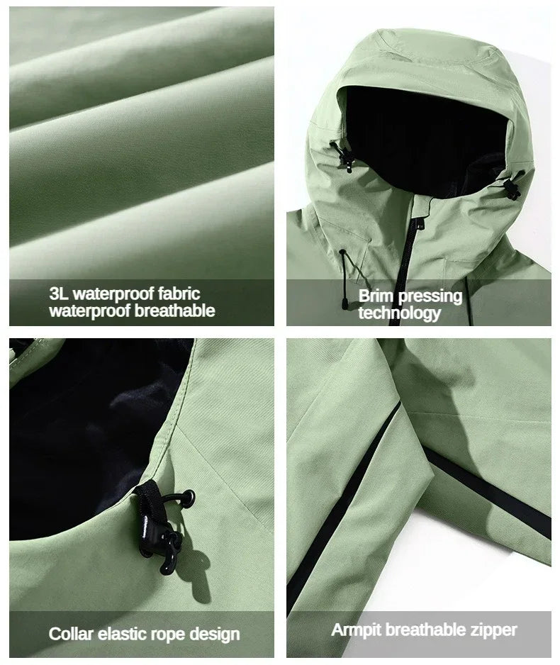 2025 Winter Couple Skiing Jackets New Woman Snowboard Sport Tops Man Warm Skiing Coats Pro 3L Waterproof Windproof Snow Clothes