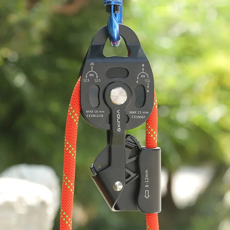 XINDA Quality Professional Lift Weight Pulley Device Rescue Survive Gear outdoor rock climb high altitude Heavy transport