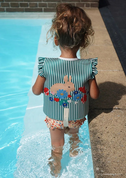 Cute 1-6 Years Children Swim Vest Kids Safety Life Jacket Baby Toddler Swimming Training Kayak Beach Watersports Swimwear