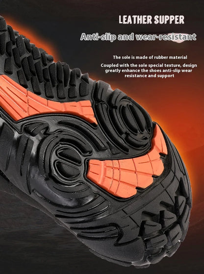 Hiking shoes Pro Non-Slip Waterproof Winter, Winter Barefoot Shoes,  Mens Womens Winter Barefoot