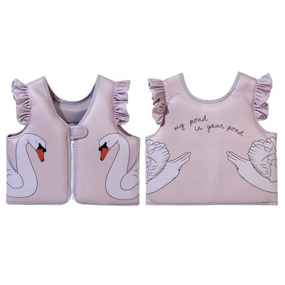 Kids Swim Vest Swim Trainer Vest Cute Swimming Aid Buoyancy Clothing Cartoon Floaties Swimsuit Buoyancy Swimwear for Boys Girls