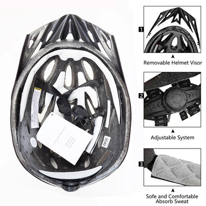 Comfort Lining Lightweight Hollow Riding Safety Head Protection Bicycle Helmets Men Women Bike Helmet