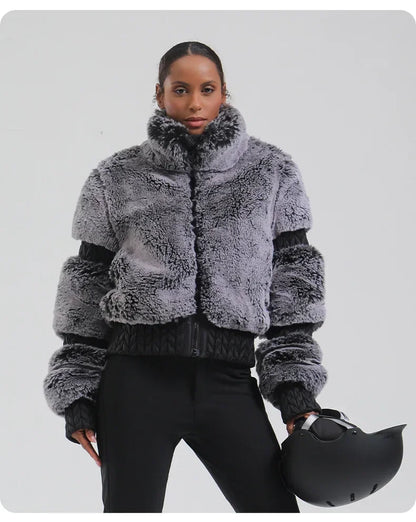 Skiing Hoodie Coats Winter Windproof Slim Ski Jacket Women Warm Thickened Snowboard Clothes Mountain Outdoor Sports Snow Jackets