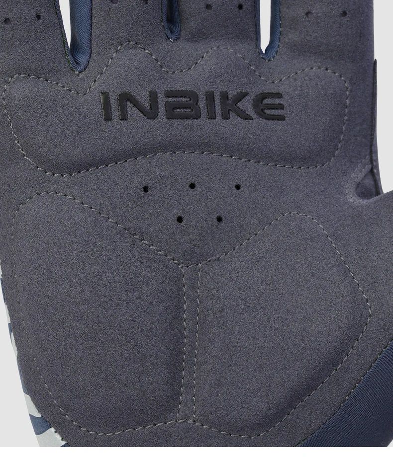 INBIKE 2024 Cycling Gloves Gel Padded for Men Autumn Winter Fleece Road Bike Gloves MTB Full Finger Touchscreen Bike Accessories