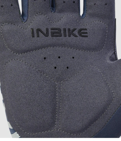 INBIKE 2024 Cycling Gloves Gel Padded for Men Autumn Winter Fleece Road Bike Gloves MTB Full Finger Touchscreen Bike Accessories