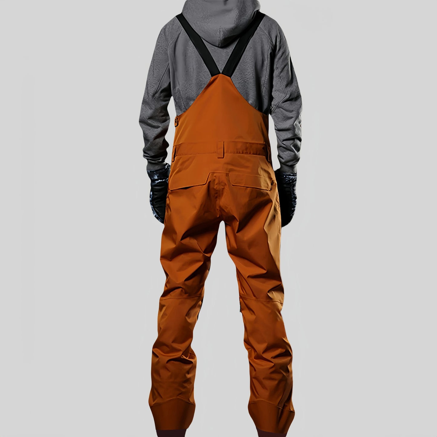 Waterproof Snowboard Sport Pants Winter New Skiing Trousers Men Loose Ski Overalls Outdoor Windproof Snow Strap Pants Clothing