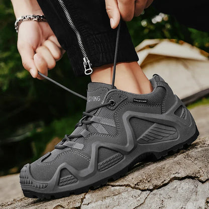 Outdoor Mens Combat Tactical Desert Boots Male Field Hunting Hiking Climbing Training Waterproof Sports Shoes