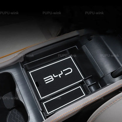 BYD Atto 3 Yuan Plus 2022 2023 2024 Center Console Storage Box New Armrest Box Storage Tray Organizer Box for BYD EV Interior