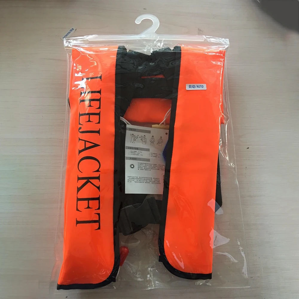 Automatic Inflatable Life Jacket for Adult, Portable Survival Jacket, Professional Swimming Vest, Water Sports Swimwear
